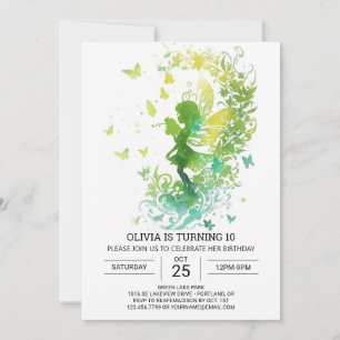 Children's Bohemian Fairy Birthday Invitation