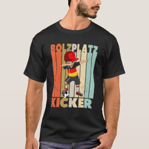 Children's Bolzplatz Kicker Footballer Boy Footbal T-Shirt