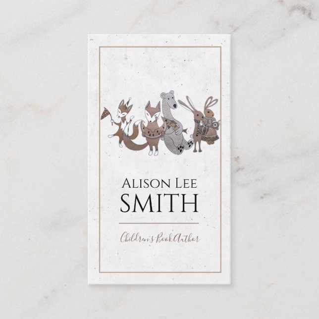Children's Book Author Business Card (Front)