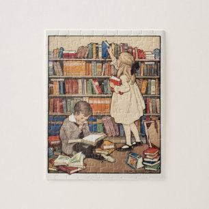 Children's Book Week by Jessie Willcox Smith Jigsaw Puzzle