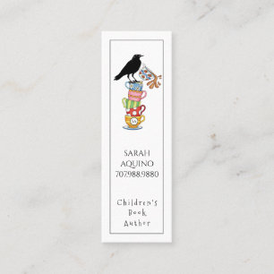 Childrens Book Writer Author Bookmark Mini Business Card