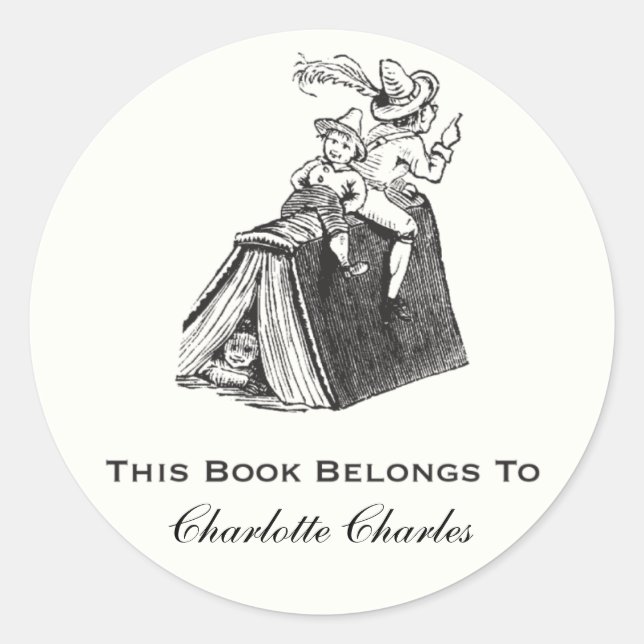 Children's Bookplate Stickers (Front)