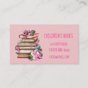 Children's books Children's bookshop and toys Bus Business Card