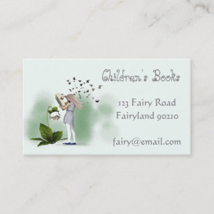 Children's books Children's bookshop and toys Business Card