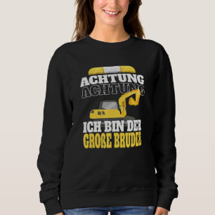 Children's Brother Digger Builder Big Boy Small Cr Sweatshirt