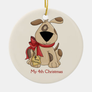Children's Christmas Dog Ornament