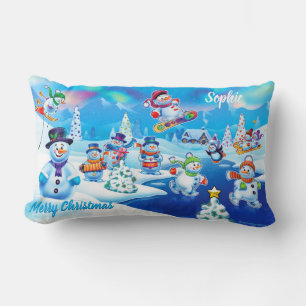 Children's Christmas lumbar cushion or pillow