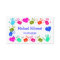 Children's Colourful Calling Card