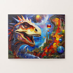 Childrens colourful Dinosaur Jigsaw Puzzle
