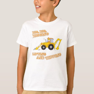 Children's construction worker yellow t-shirt