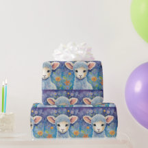 Children's Cute Sheep in Spring 