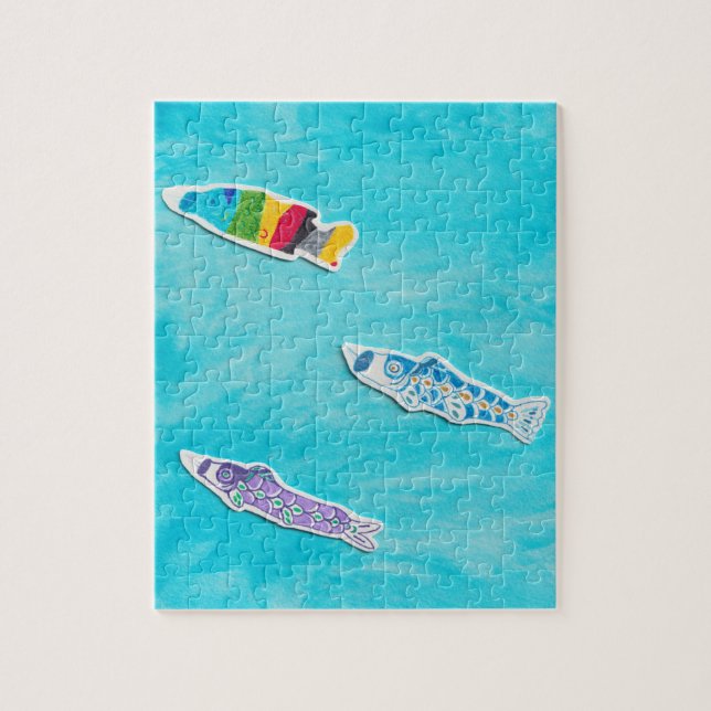 Children's Day Koinobori Puzzle (Vertical)