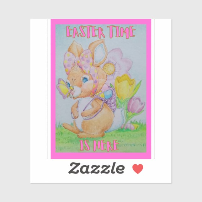 Children's Eastertime Sticker (Sheet)