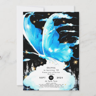 Children's Enchanted Butterfly Birthday Invitation