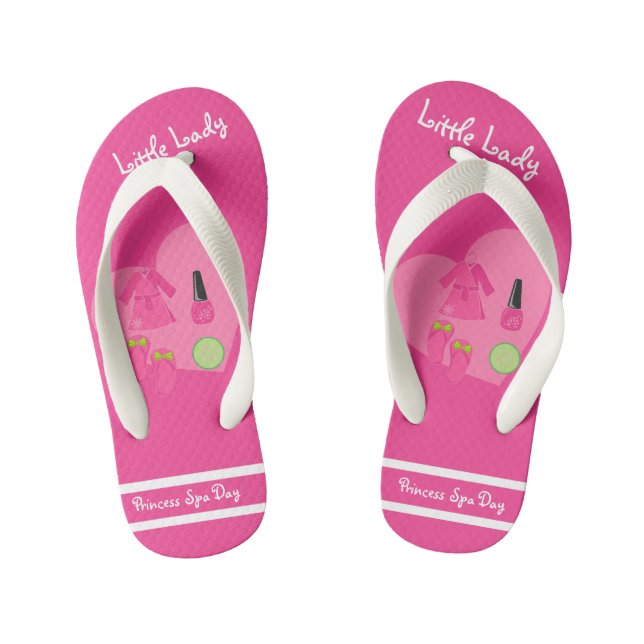 Children's Expression Collection Girls Flip Flops  (Footbed)