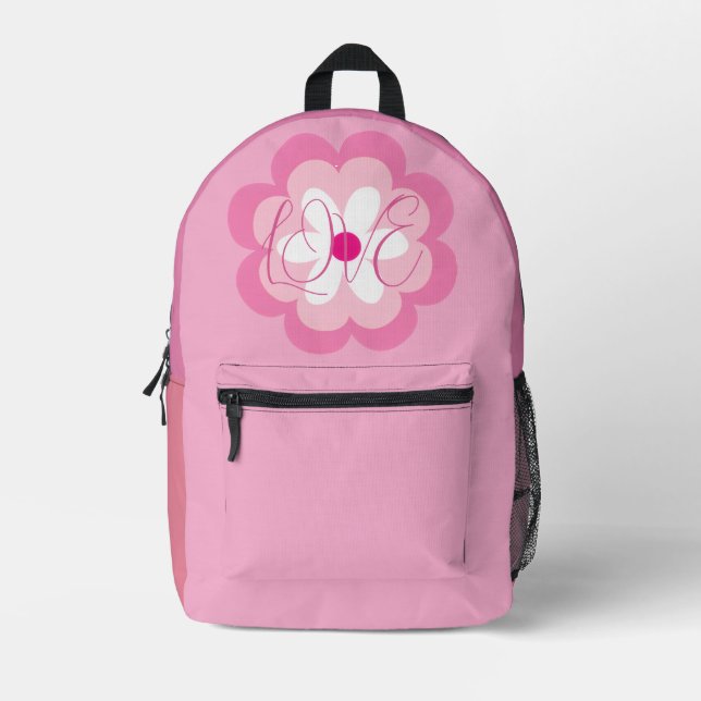 Children's Expression Collection - Girls Printed Backpack (Front)