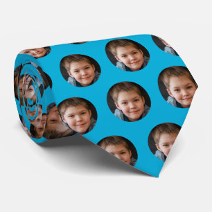 Children's Face Photo Personalised Father's Day Tie