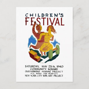 Children's Festival Postcard