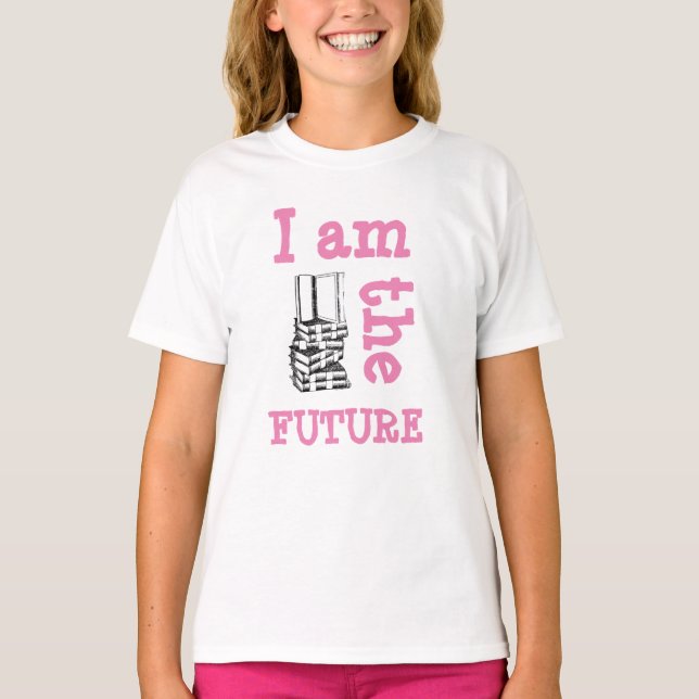 Children's Funny Novelty I AM THE FUTURE T-Shirt (Front)