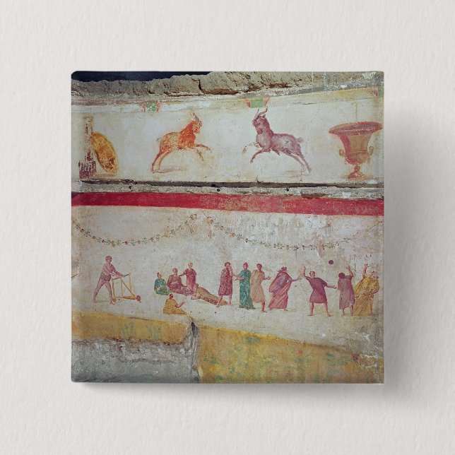 Children's games 15 cm square badge (Front)