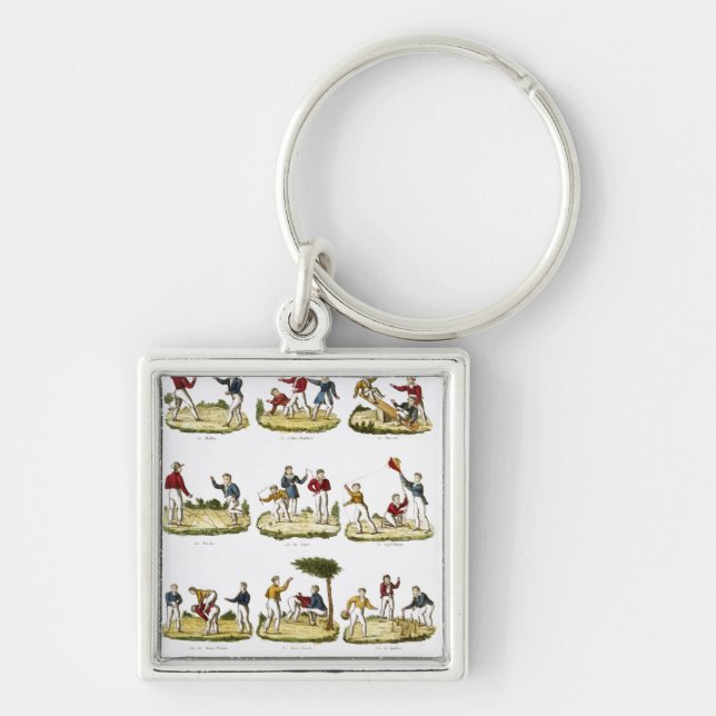 Children's Games, 1810 Key Ring (Front)