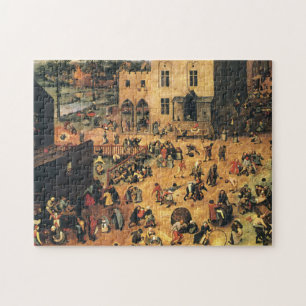 Children's Games Bruegel Midieval Jigsaw Puzzle