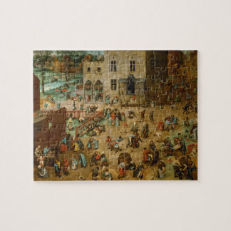 Childrens Games by Pieter Bruegel the Elder Jigsaw Puzzle