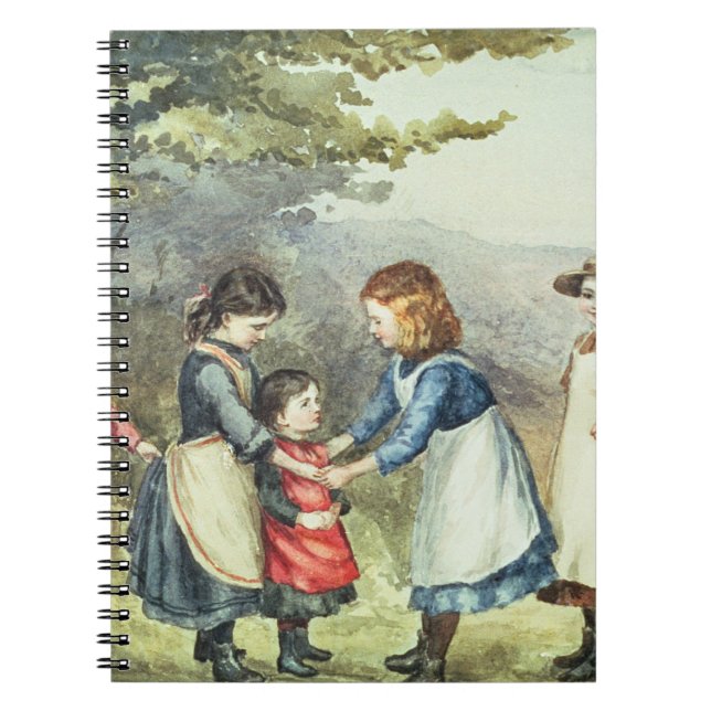 Children's Games, c.1880 (w/c on paper) Notebook (Front)