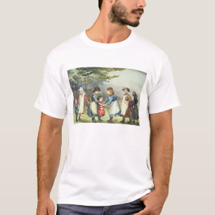 Children's Games, c.1880 (w/c on paper) T-Shirt
