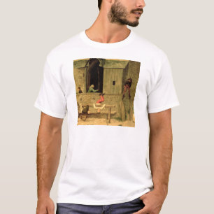 Children's Games : detail of a boy on stilts T-Shirt
