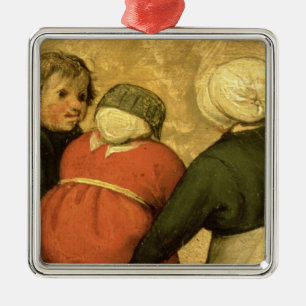 Children's Games : detail of a child Metal Tree Decoration