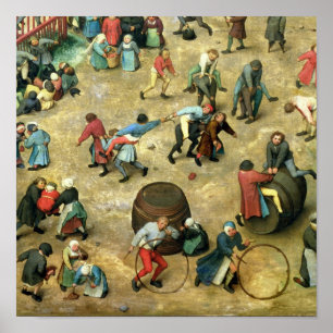 Children's Games : detail of bottom Poster