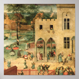Children's Games : detail of top left-hand Poster