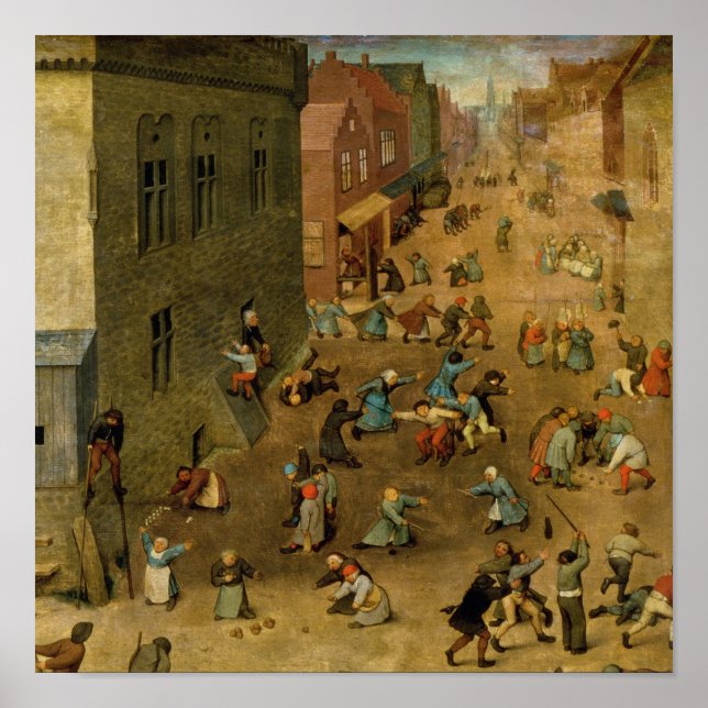 Children's Games: detail of top right hand Poster (Front)