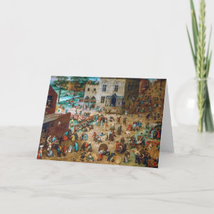Children's Games   Pieter Bruegel the Elder   Card