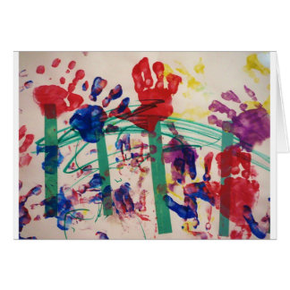 Children's handprint Garden