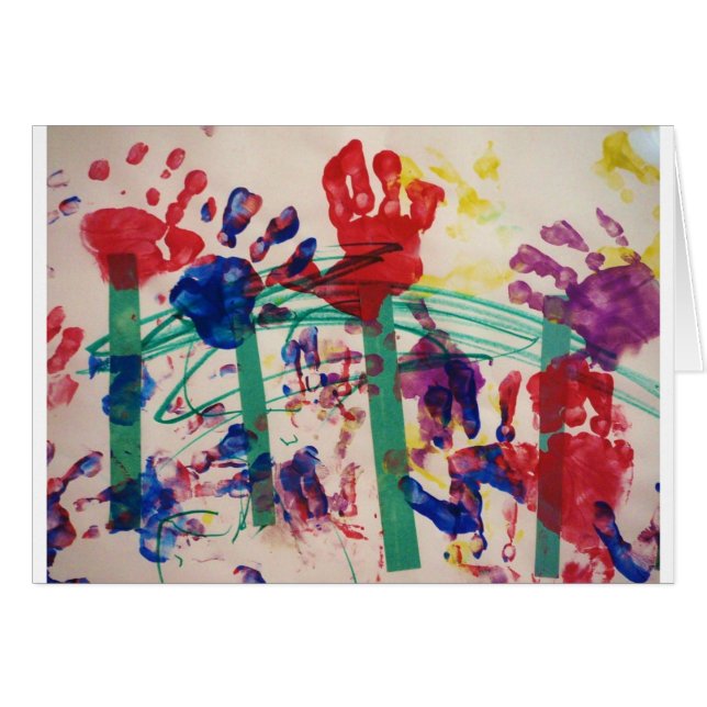 Children's handprint Garden (Front Horizontal)
