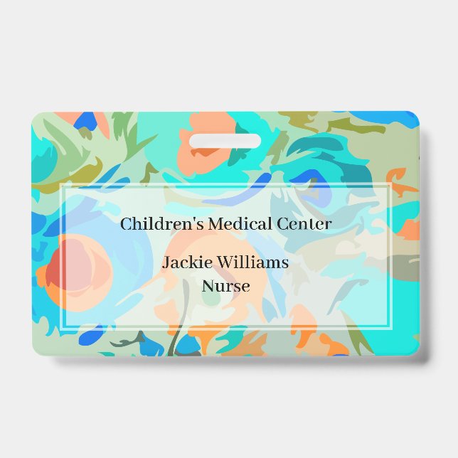 Children's Hospital Medical Staff Name Badges ID Badge (Front)