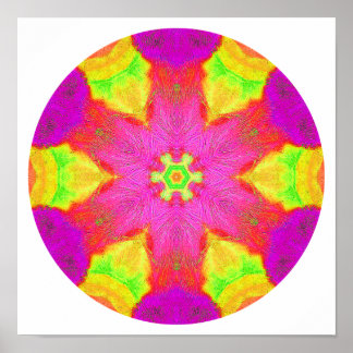"Children's Hour" Crystal Mandala Poster