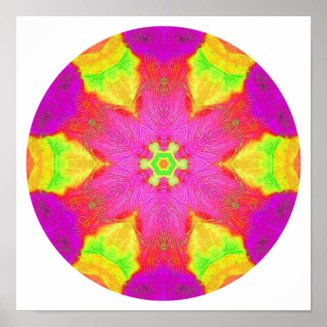 "Children's Hour" Crystal Mandala Poster (Front)