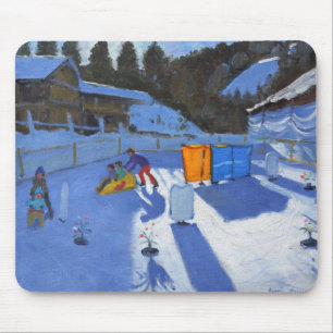 childrens ice rink Clusaz 2014 Mouse Pad