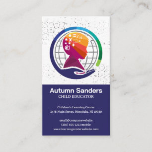 Children's Learnings and Education Business Card