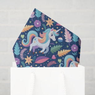 CHILDRENS MAGICAL UNICORN PATTERN TISSUE PAPER