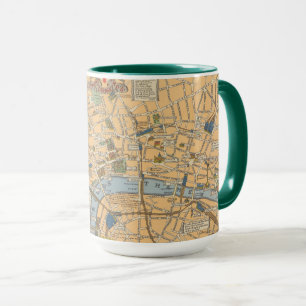 Children's Map of London, England Mug