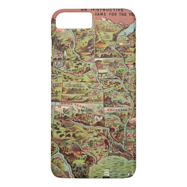 Children's Map of the United States Case-Mate iPhone Case (Back)