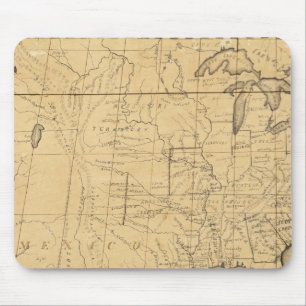 Children's Map Of The United States Mouse Pad