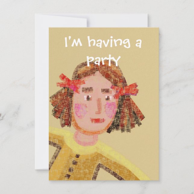 Children's party invitation (Front)