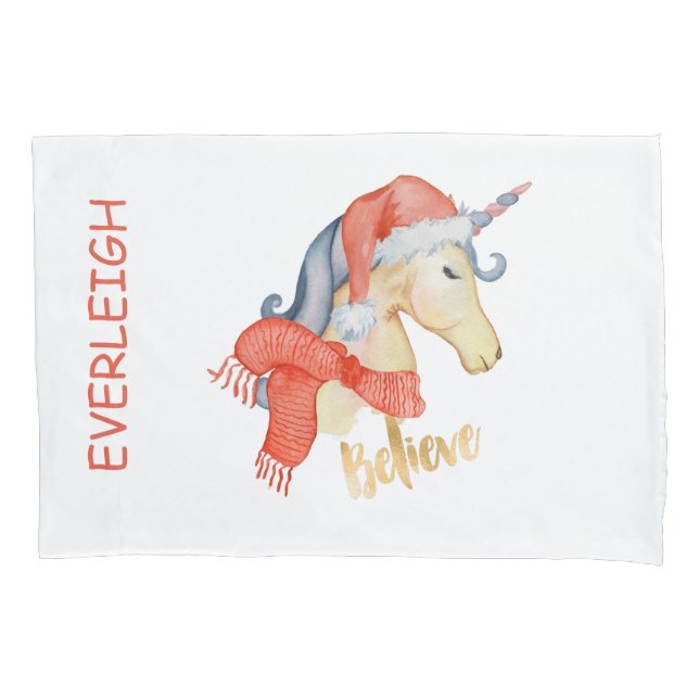 Children's Personalised Christmas  Pillowcase (Front)