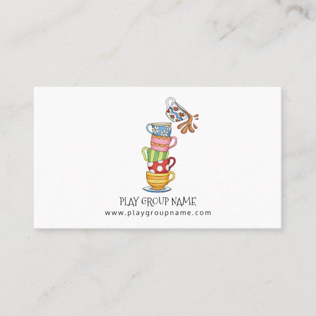 Childrens Play Group Networking Calling Card (Front)