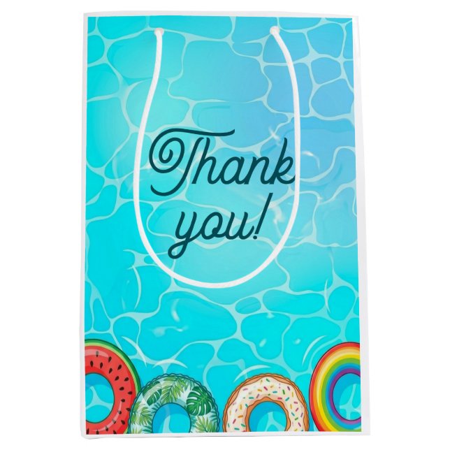 Children's Pool Party Gift Bag (Front)